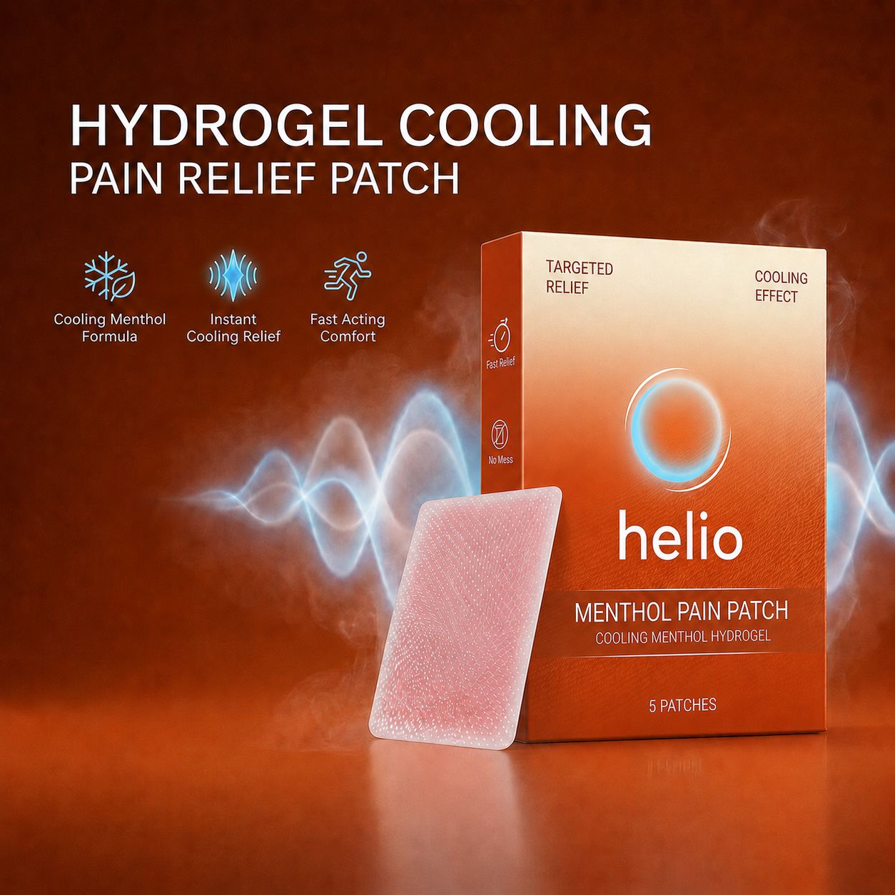 Helio Pain Relief Cooling Patch