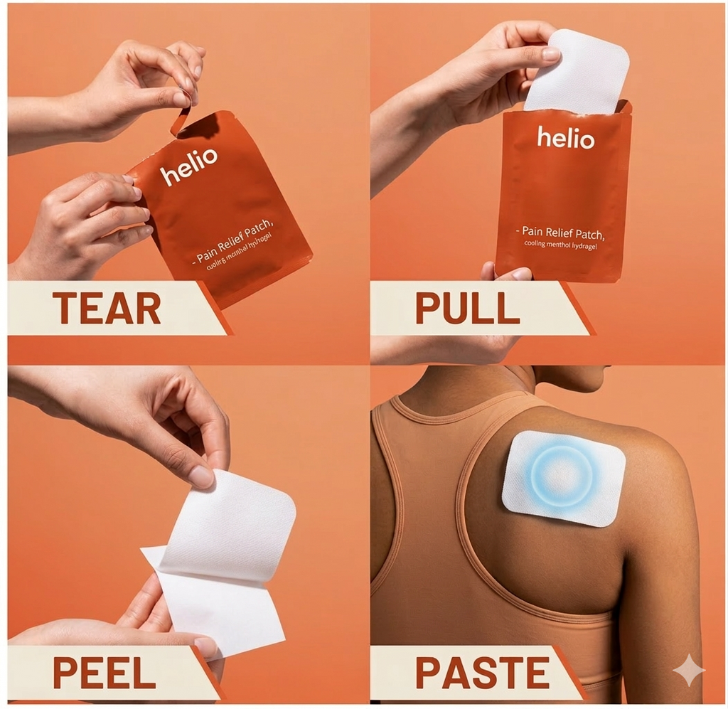 Helio Pain Relief Cooling Patch (Pack of 5)