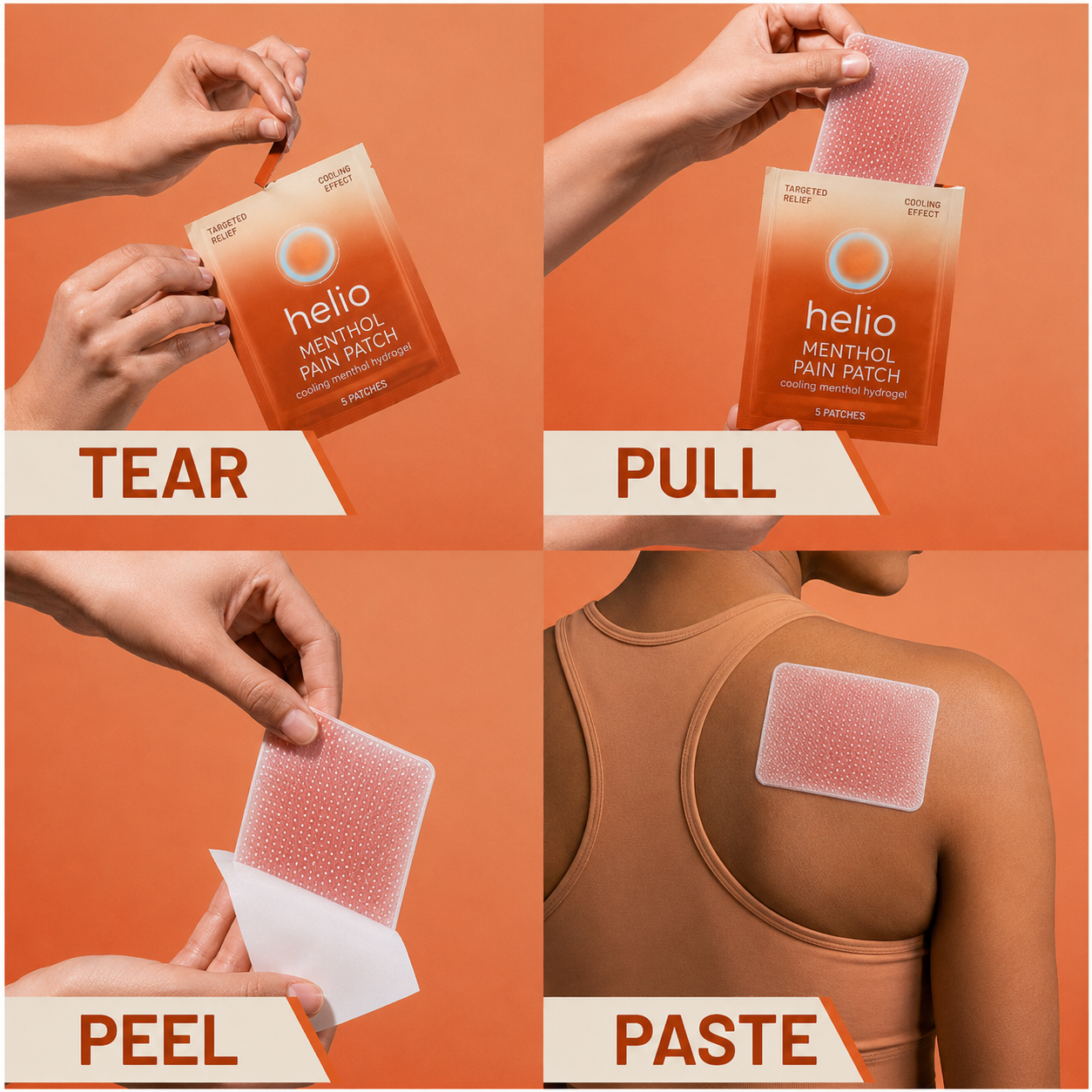 Helio Pain Relief Cooling Patch