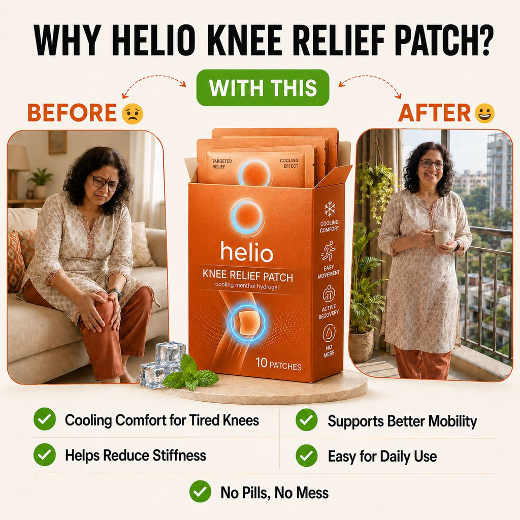 Helio Knee Pain Relief Cooling Patch