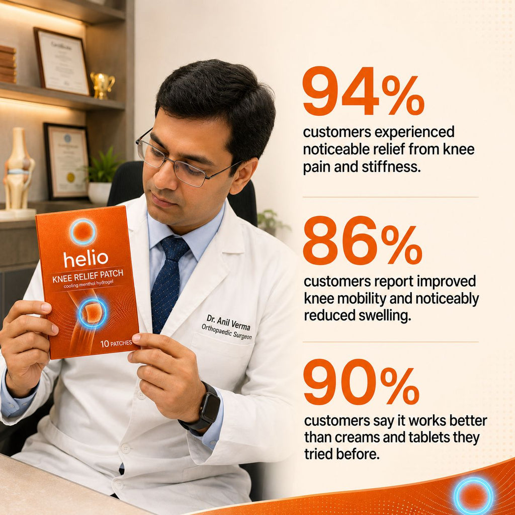 Helio Knee Pain Relief Cooling Patch